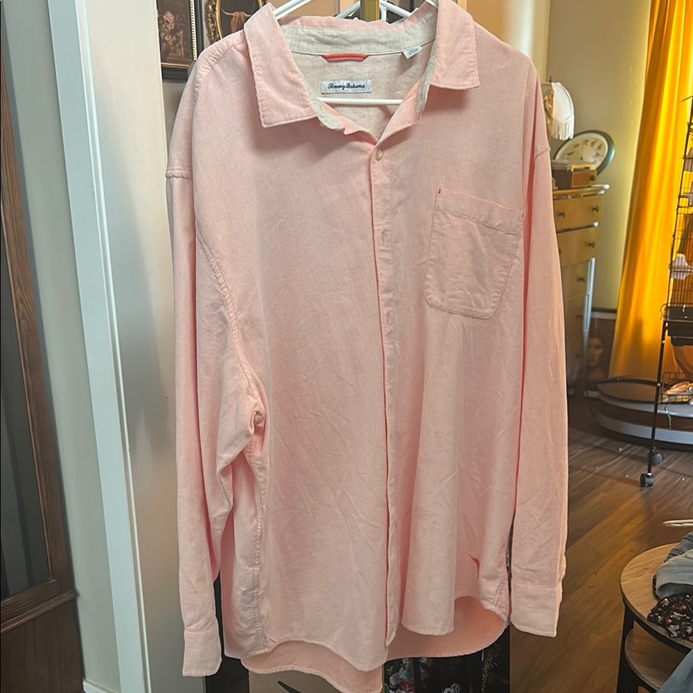Light Pink Button-Up Shirt
